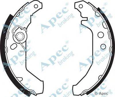 Тормозные колодки APEC braking SHU465