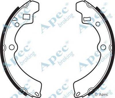 Тормозные колодки APEC braking SHU481