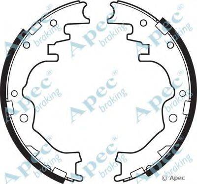 Тормозные колодки APEC braking SHU485