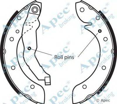 Тормозные колодки APEC braking SHU516