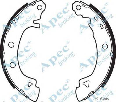 Тормозные колодки APEC braking SHU539