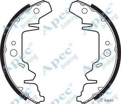 Тормозные колодки APEC braking SHU550