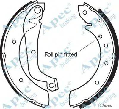 Тормозные колодки APEC braking SHU554