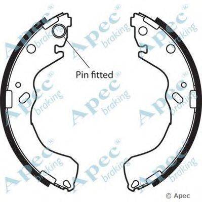 Тормозные колодки APEC braking SHU598