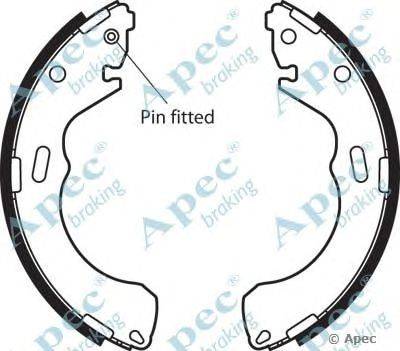 Тормозные колодки APEC braking SHU603