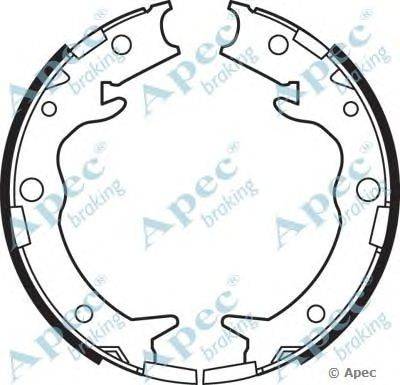 Тормозные колодки APEC braking SHU615