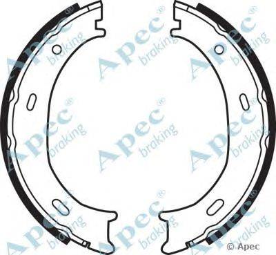 Тормозные колодки APEC braking SHU617