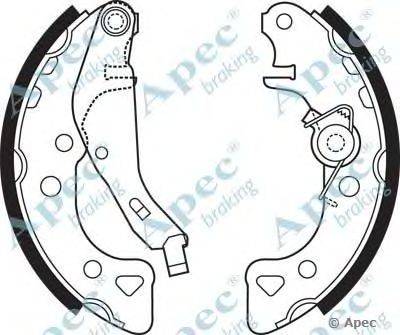 Тормозные колодки APEC braking SHU663