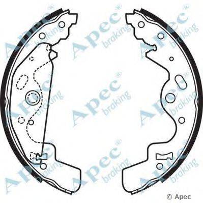 Тормозные колодки APEC braking SHU673