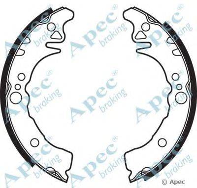 Тормозные колодки APEC braking SHU687