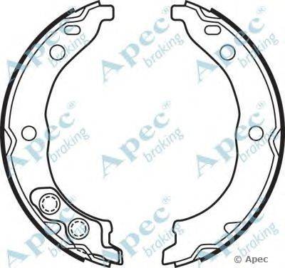 Тормозные колодки APEC braking SHU696