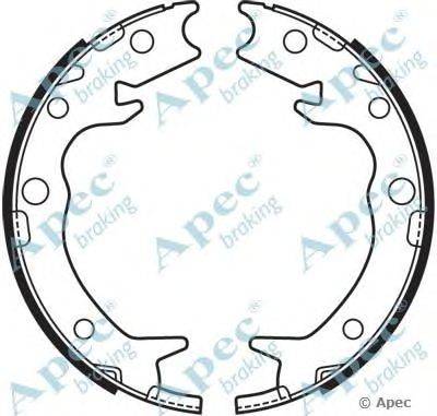 Тормозные колодки APEC braking SHU699