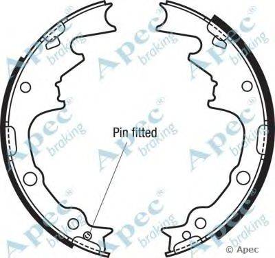 Тормозные колодки APEC braking SHU702