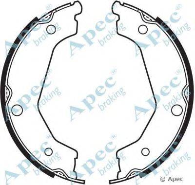 Тормозные колодки APEC braking SHU703