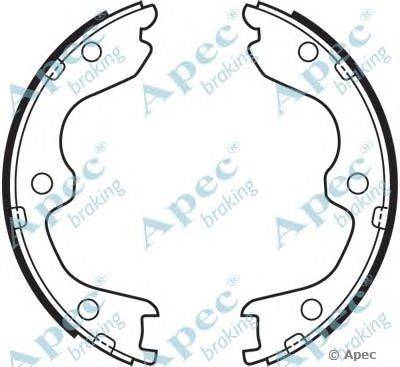 Тормозные колодки APEC braking SHU706