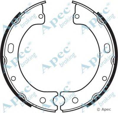 Тормозные колодки APEC braking SHU707