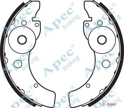 Тормозные колодки APEC braking SHU716