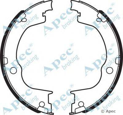 Тормозные колодки APEC braking SHU720