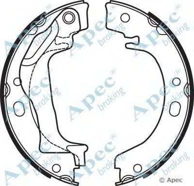 Тормозные колодки APEC braking SHU723