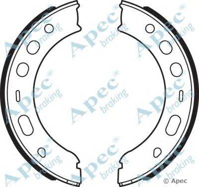 Тормозные колодки APEC braking SHU726