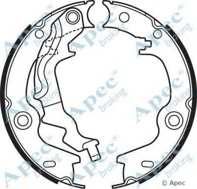 Тормозные колодки APEC braking SHU743