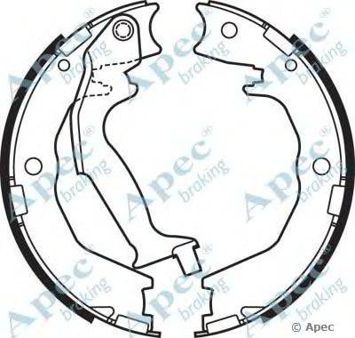 Тормозные колодки APEC braking SHU744