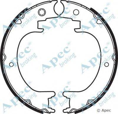 Тормозные колодки APEC braking SHU752