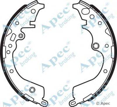 Тормозные колодки APEC braking SHU766