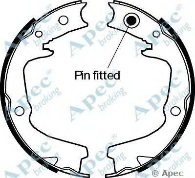 Тормозные колодки APEC braking SHU776