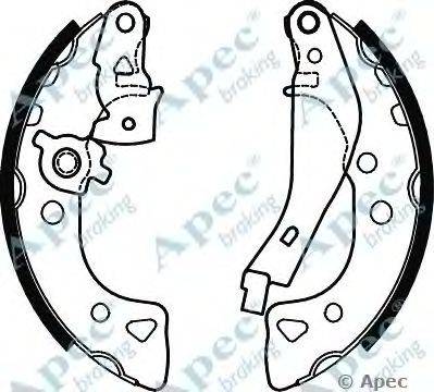 Тормозные колодки APEC braking SHU787