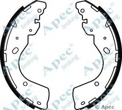 Тормозные колодки APEC braking SHU795