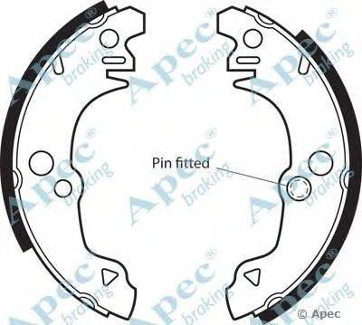 Тормозные колодки APEC braking SHU85