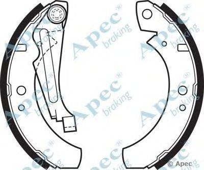 Тормозные колодки APEC braking SHU88