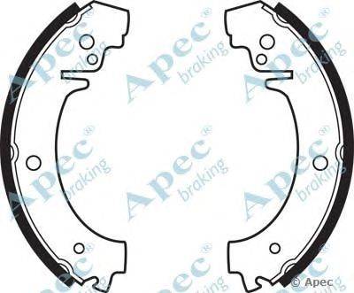 Тормозные колодки APEC braking SHU95