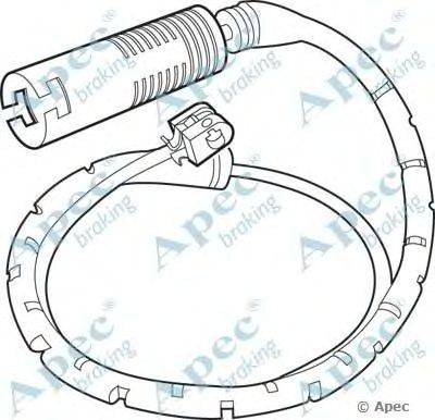 Указатель износа, накладка тормозной колодки APEC braking WIR5122