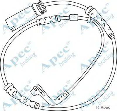 Указатель износа, накладка тормозной колодки APEC braking WIR5220