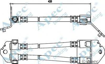 Тормозной шланг APEC braking HOS3555