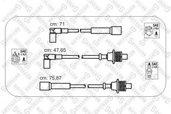 Комплект проводов зажигания STELLOX 1038150SX