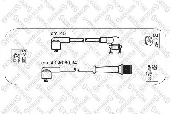 Комплект проводов зажигания STELLOX 10-38163-SX