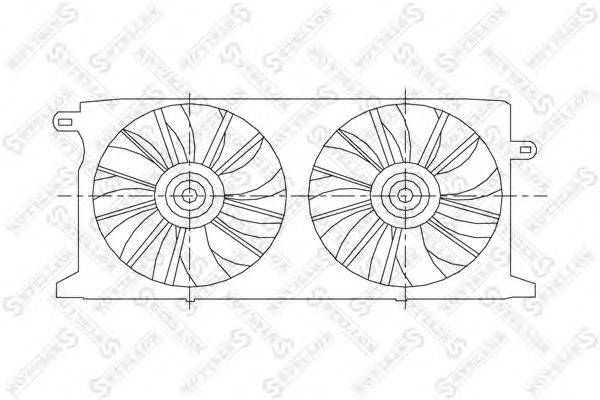 Вентилятор, охлаждение двигателя STELLOX 2999210SX