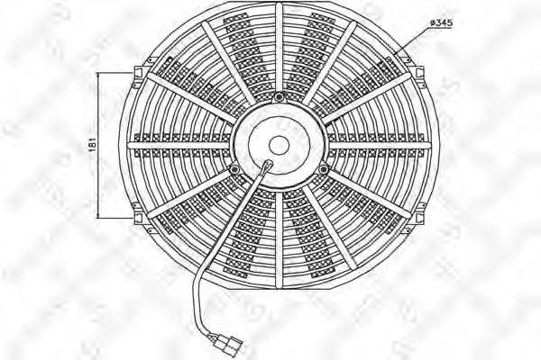 Вентилятор, охлаждение двигателя NISSENS 85983