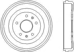 Тормозной барабан HELLA PAGID 8DT 355 300-901