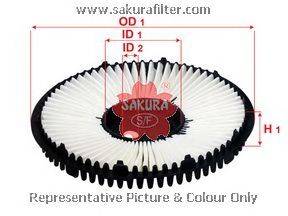 Воздушный фильтр SAKURA  Automotive A1043