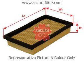 Воздушный фильтр SAKURA  Automotive A1715