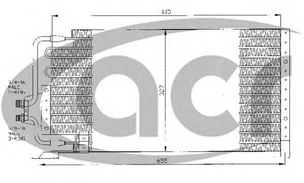 Конденсатор, кондиционер ACR 300413