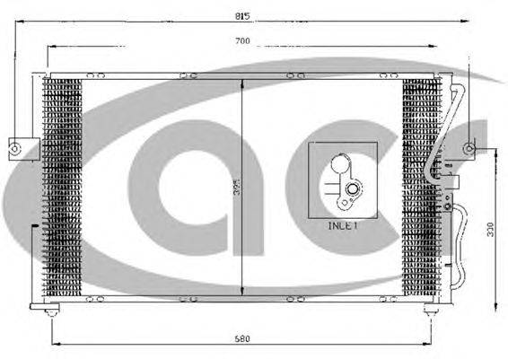Конденсатор, кондиционер ACR 300424