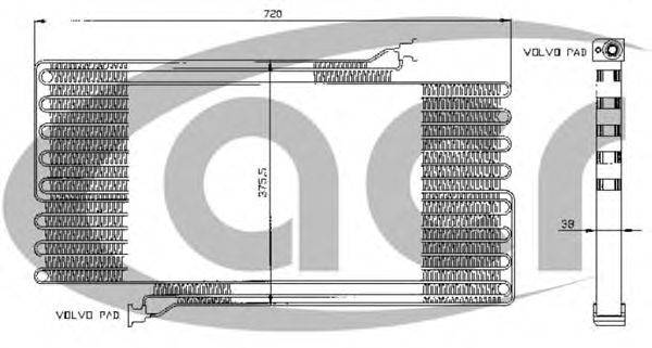 Конденсатор, кондиционер ACR 300517