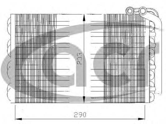 Испаритель, кондиционер ACR 310040