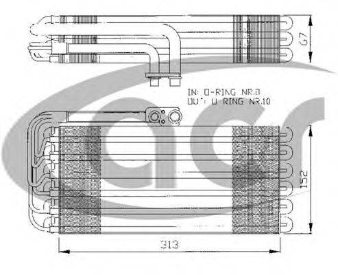 Испаритель, кондиционер ACR 310125