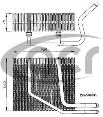 Испаритель, кондиционер ACR 310153